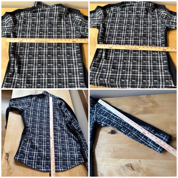 KERRITS KIDS MUZZLE NUZZLE PRINT 1/2 ZIP FLEECE TOP PONY EQUESTRIAN PLUSH WARM L - Picture 11 of 13